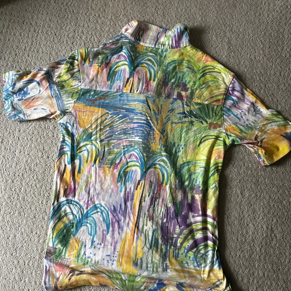 Multicolor Abstract Print Men's Shirt - Picture 5 of 5